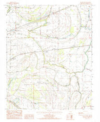 Round Pond Arkansas Historical topographic map, 1:24000 scale, 7.5 X 7.5 Minute, Year 1984