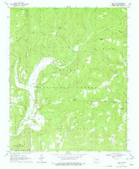 Rudy NE Arkansas Historical topographic map, 1:24000 scale, 7.5 X 7.5 Minute, Year 1970