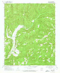 Rudy NE Arkansas Historical topographic map, 1:24000 scale, 7.5 X 7.5 Minute, Year 1970