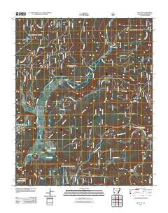 Rudy NE Arkansas Historical topographic map, 1:24000 scale, 7.5 X 7.5 Minute, Year 2011