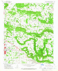 Russellville East Arkansas Historical topographic map, 1:24000 scale, 7.5 X 7.5 Minute, Year 1962