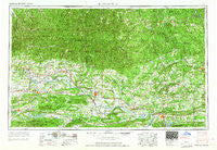 Russellville Arkansas Historical topographic map, 1:250000 scale, 1 X 2 Degree, Year 1964