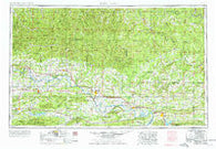 Russellville Arkansas Historical topographic map, 1:250000 scale, 1 X 2 Degree, Year 1977