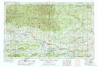 Russellville Arkansas Historical topographic map, 1:250000 scale, 1 X 2 Degree, Year 1984