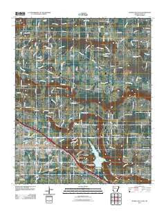 Russellville East Arkansas Historical topographic map, 1:24000 scale, 7.5 X 7.5 Minute, Year 2011