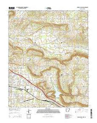 Russellville East Arkansas Current topographic map, 1:24000 scale, 7.5 X 7.5 Minute, Year 2014