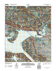 Russellville West Arkansas Historical topographic map, 1:24000 scale, 7.5 X 7.5 Minute, Year 2011