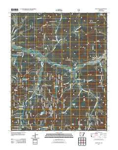 Saint Paul Arkansas Historical topographic map, 1:24000 scale, 7.5 X 7.5 Minute, Year 2011