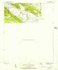 Salado Arkansas Historical topographic map, 1:24000 scale, 7.5 X 7.5 Minute, Year 1942