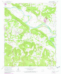 Salado Arkansas Historical topographic map, 1:24000 scale, 7.5 X 7.5 Minute, Year 1965