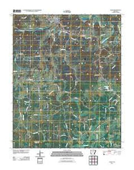 Salem Arkansas Historical topographic map, 1:24000 scale, 7.5 X 7.5 Minute, Year 2011