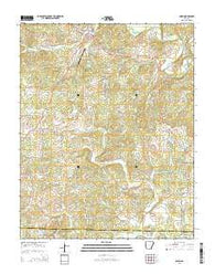 Salem Arkansas Current topographic map, 1:24000 scale, 7.5 X 7.5 Minute, Year 2014