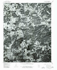 Salem NW Arkansas Historical topographic map, 1:24000 scale, 7.5 X 7.5 Minute, Year 1976