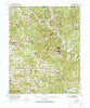 Salem Arkansas Historical topographic map, 1:62500 scale, 15 X 15 Minute, Year 1950