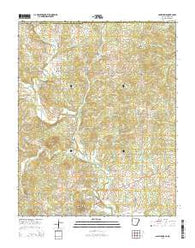 Salem Knob Arkansas Current topographic map, 1:24000 scale, 7.5 X 7.5 Minute, Year 2014