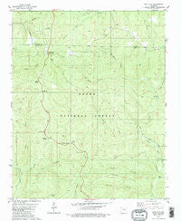 Sand Gap Arkansas Historical topographic map, 1:24000 scale, 7.5 X 7.5 Minute, Year 1980