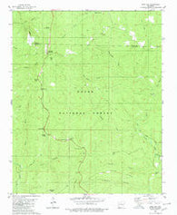 Sand Gap Arkansas Historical topographic map, 1:24000 scale, 7.5 X 7.5 Minute, Year 1980