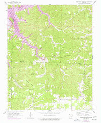 Sandstone Mountain Arkansas Historical topographic map, 1:24000 scale, 7.5 X 7.5 Minute, Year 1957