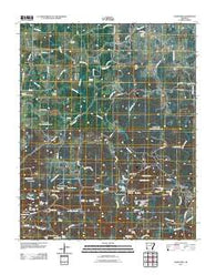 Sandtown Arkansas Historical topographic map, 1:24000 scale, 7.5 X 7.5 Minute, Year 2011