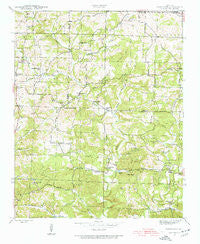 Sandtown Arkansas Historical topographic map, 1:24000 scale, 7.5 X 7.5 Minute, Year 1943