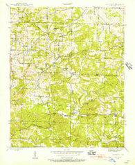 Sandtown Arkansas Historical topographic map, 1:24000 scale, 7.5 X 7.5 Minute, Year 1943