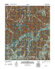Scotland Arkansas Historical topographic map, 1:24000 scale, 7.5 X 7.5 Minute, Year 2011