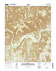 Scotland Arkansas Current topographic map, 1:24000 scale, 7.5 X 7.5 Minute, Year 2014