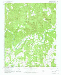 Scotland Arkansas Historical topographic map, 1:24000 scale, 7.5 X 7.5 Minute, Year 1965
