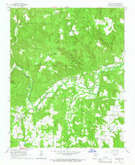 Scotland Arkansas Historical topographic map, 1:24000 scale, 7.5 X 7.5 Minute, Year 1965