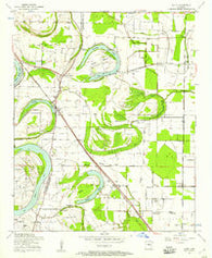 Scott Arkansas Historical topographic map, 1:24000 scale, 7.5 X 7.5 Minute, Year 1954