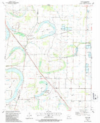 Scott Arkansas Historical topographic map, 1:24000 scale, 7.5 X 7.5 Minute, Year 1987