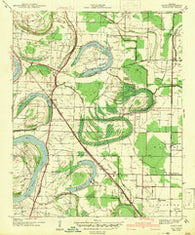 Scott Arkansas Historical topographic map, 1:31680 scale, 7.5 X 7.5 Minute, Year 1942