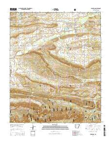 Scranton Arkansas Current topographic map, 1:24000 scale, 7.5 X 7.5 Minute, Year 2014