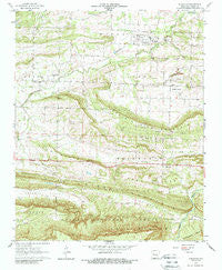 Scranton Arkansas Historical topographic map, 1:24000 scale, 7.5 X 7.5 Minute, Year 1961