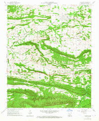 Scranton Arkansas Historical topographic map, 1:24000 scale, 7.5 X 7.5 Minute, Year 1961