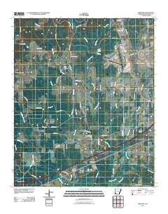Sheppard Arkansas Historical topographic map, 1:24000 scale, 7.5 X 7.5 Minute, Year 2011