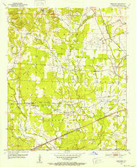 Sheppard Arkansas Historical topographic map, 1:24000 scale, 7.5 X 7.5 Minute, Year 1951