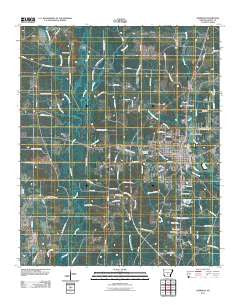 Sheridan Arkansas Historical topographic map, 1:24000 scale, 7.5 X 7.5 Minute, Year 2011