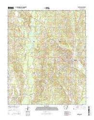 Sheridan Arkansas Current topographic map, 1:24000 scale, 7.5 X 7.5 Minute, Year 2014