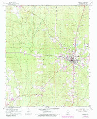 Sheridan Arkansas Historical topographic map, 1:24000 scale, 7.5 X 7.5 Minute, Year 1964