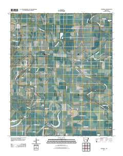 Sherrill Arkansas Historical topographic map, 1:24000 scale, 7.5 X 7.5 Minute, Year 2011