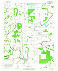 Sherrill Arkansas Historical topographic map, 1:24000 scale, 7.5 X 7.5 Minute, Year 1963