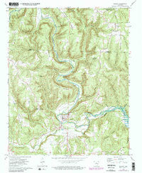 Shirley Arkansas Historical topographic map, 1:24000 scale, 7.5 X 7.5 Minute, Year 1973