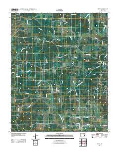 Sidney Arkansas Historical topographic map, 1:24000 scale, 7.5 X 7.5 Minute, Year 2011