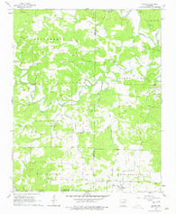 Sidney Arkansas Historical topographic map, 1:24000 scale, 7.5 X 7.5 Minute, Year 1962