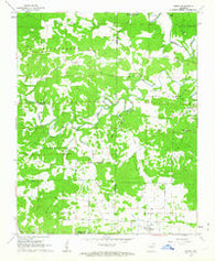 Sidney Arkansas Historical topographic map, 1:24000 scale, 7.5 X 7.5 Minute, Year 1962