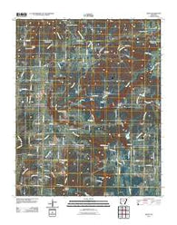 Sidon Arkansas Historical topographic map, 1:24000 scale, 7.5 X 7.5 Minute, Year 2011