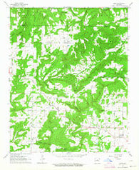 Sidon Arkansas Historical topographic map, 1:24000 scale, 7.5 X 7.5 Minute, Year 1963