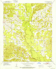 Silver Ridge Arkansas Historical topographic map, 1:24000 scale, 7.5 X 7.5 Minute, Year 1951