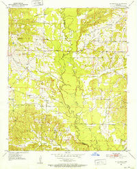 Silver Ridge Arkansas Historical topographic map, 1:24000 scale, 7.5 X 7.5 Minute, Year 1951